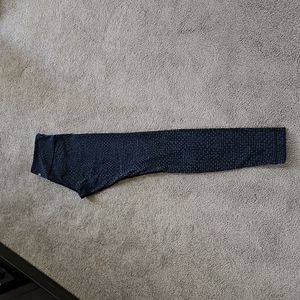Blue and black lululemon leggings